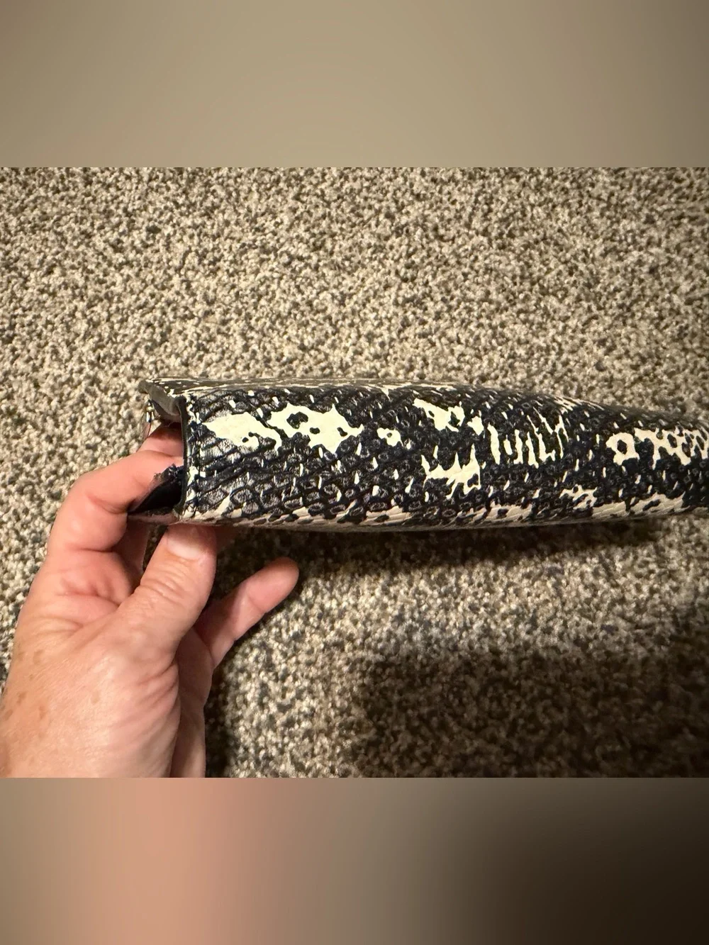Coach Madison Two-Tone Python Embossed Leather Wallet